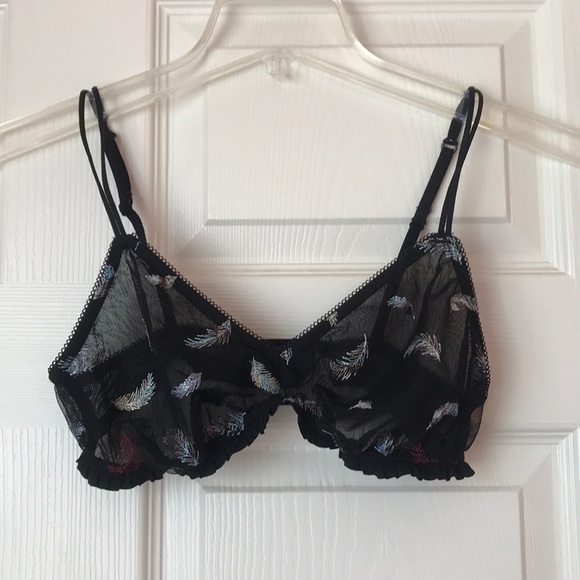 patterned bralette